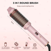 Thermal Styling Brush - LunaraHair