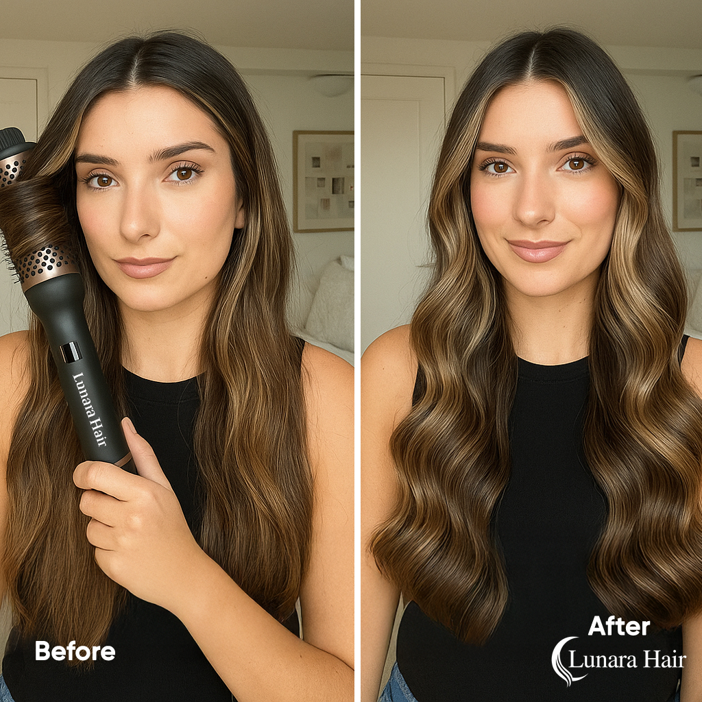 Thermal Styling Brush - LunaraHair